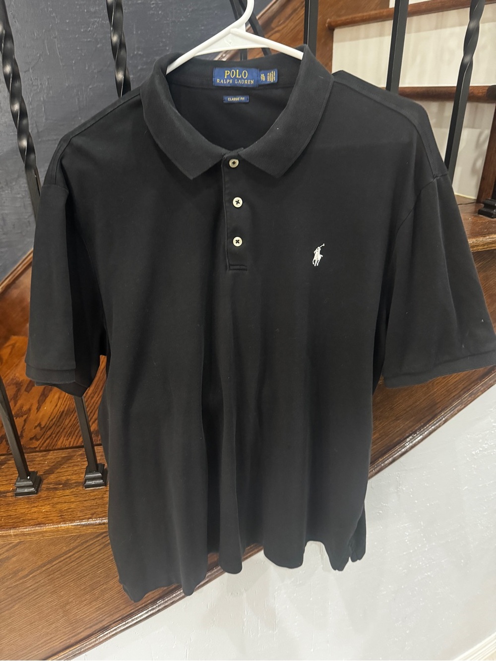 XL Polo by Ralph Lauren Men’s Black Classic Pique Polo Shirt